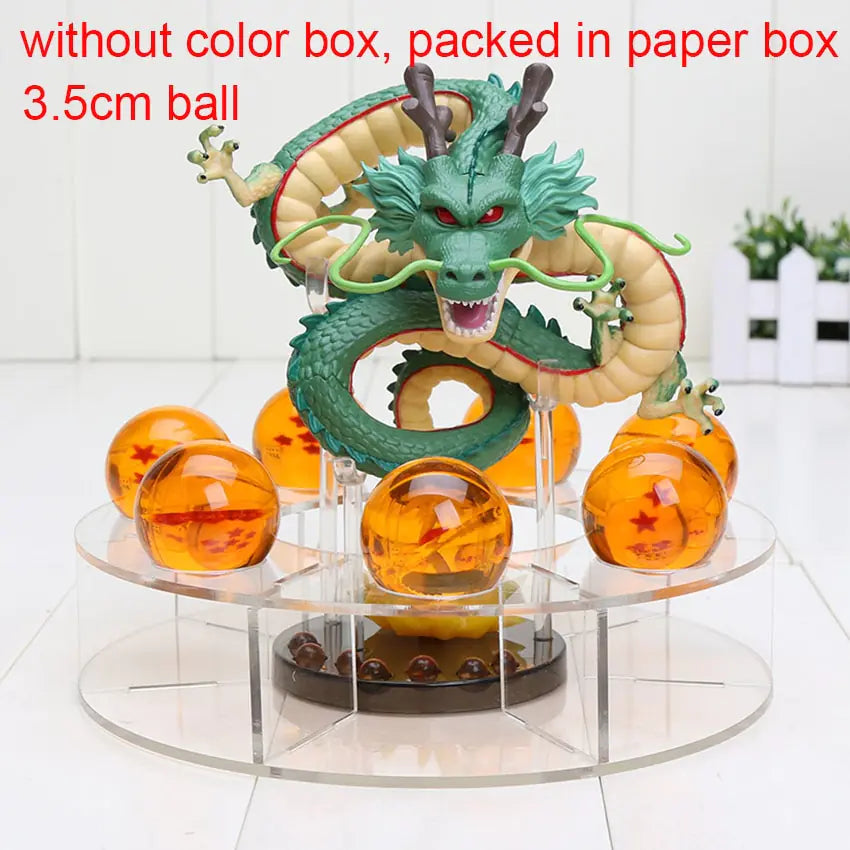 Suporte de Esferas do Dragão com Conjunto de Figura de Shenlong