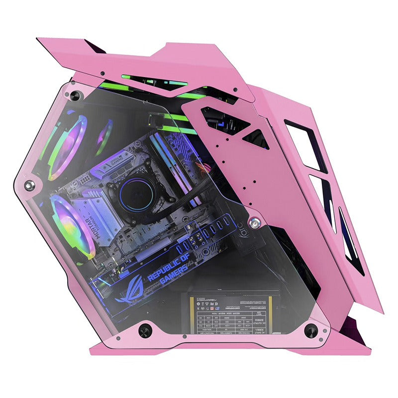 Gabinete Gamer de Formato Único - Design Futurista para PC Desktop