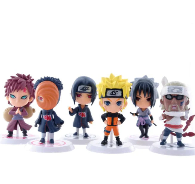 Figuras de Naruto - Gaara, Naruto, Sasuke, Itachi Colecionáveis