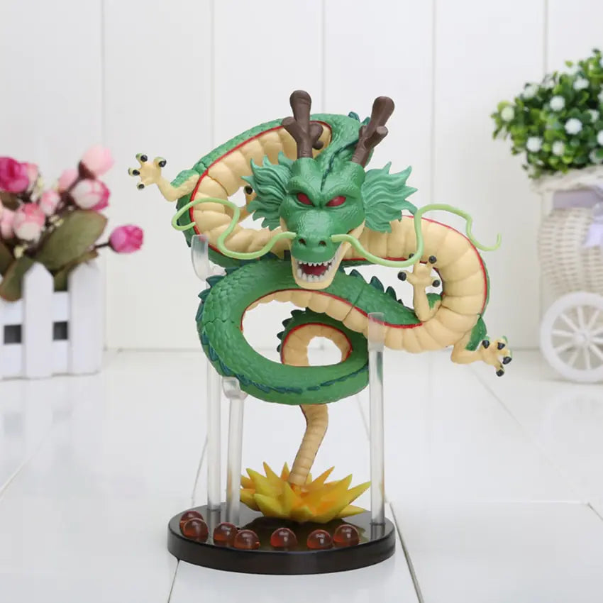Suporte de Esferas do Dragão com Conjunto de Figura de Shenlong