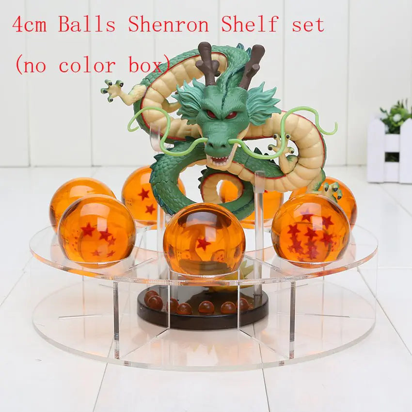 Suporte de Esferas do Dragão com Conjunto de Figura de Shenlong