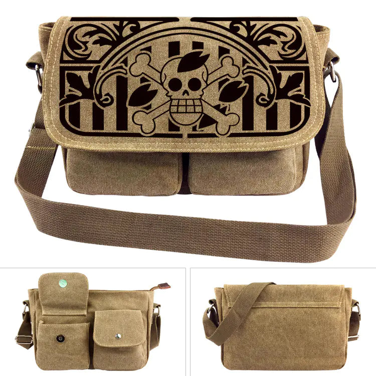 Bolsa de Ombro de Lona One Piece - Mochila Luffy