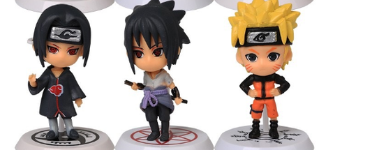 Figuras de Naruto - Gaara, Naruto, Sasuke, Itachi Colecionáveis