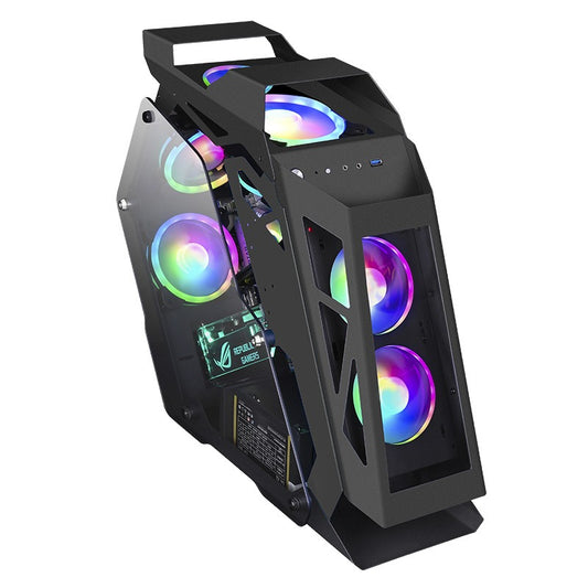 Gabinete Gamer de Formato Único - Design Futurista para PC Desktop