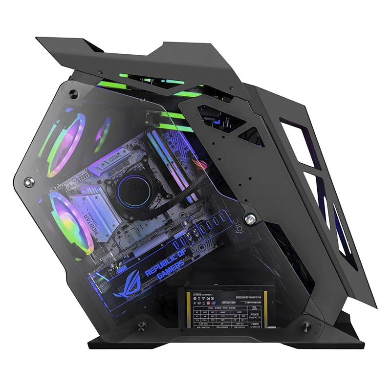 Gabinete Gamer de Formato Único - Design Futurista para PC Desktop
