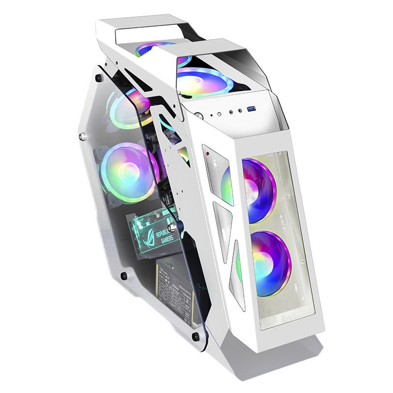 Gabinete Gamer de Formato Único - Design Futurista para PC Desktop