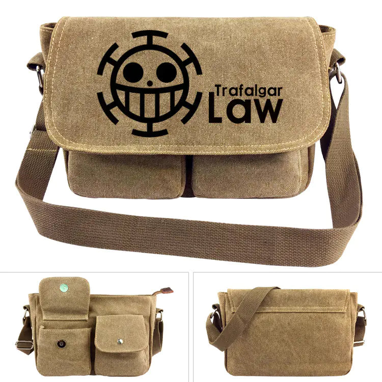 Bolsa de Ombro de Lona One Piece - Mochila Luffy