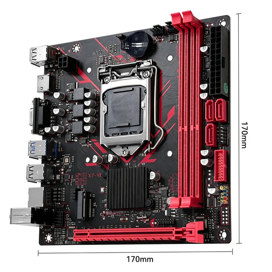 Placa-mãe MACHINIST B75 X7 VB LGA1155 Dual Channel DDR3 RAM