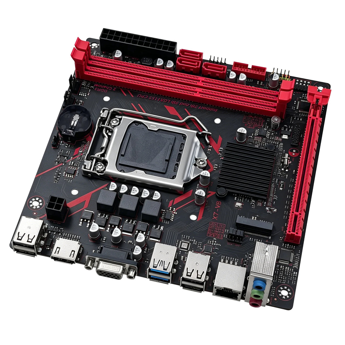 Placa-mãe MACHINIST B75 X7 VB LGA1155 Dual Channel DDR3 RAM