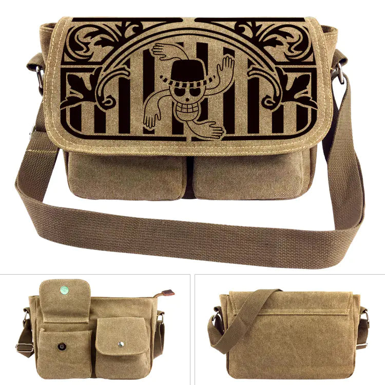 Bolsa de Ombro de Lona One Piece - Mochila Luffy