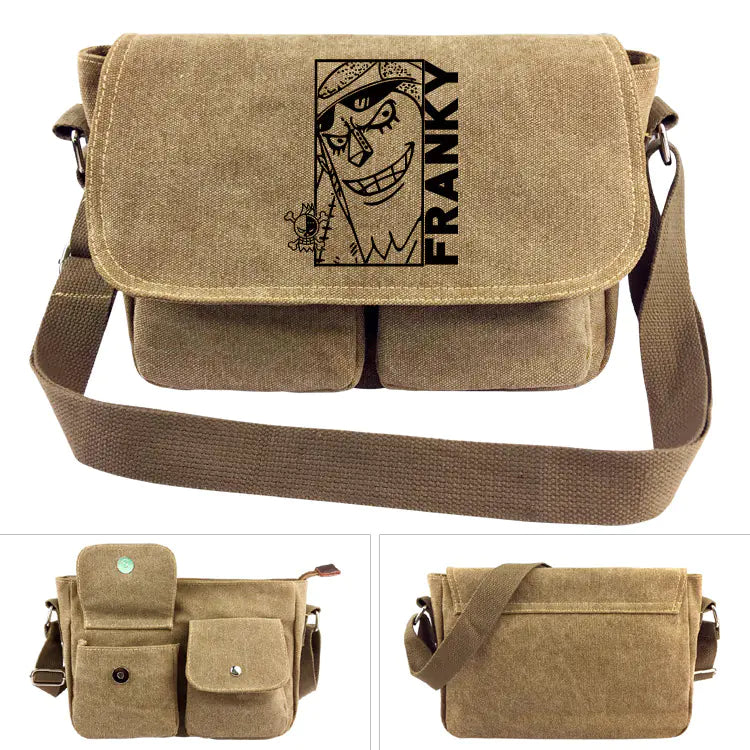 Bolsa de Ombro de Lona One Piece - Mochila Luffy