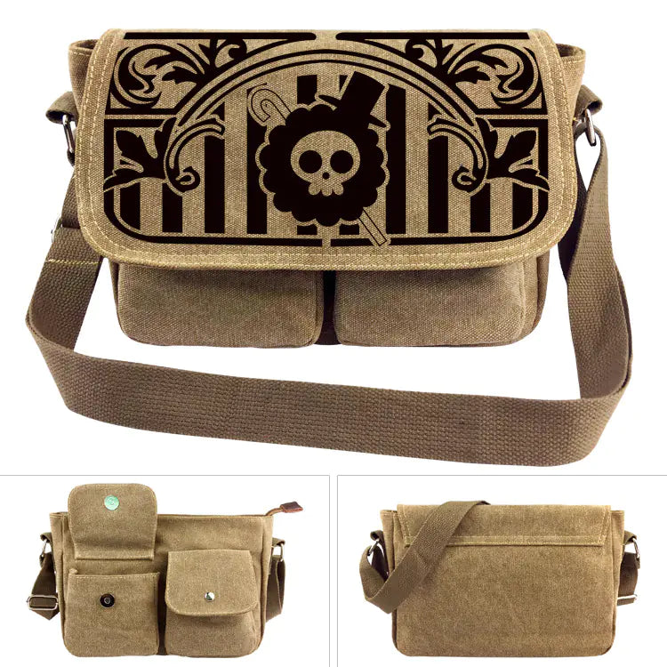 Bolsa de Ombro de Lona One Piece - Mochila Luffy