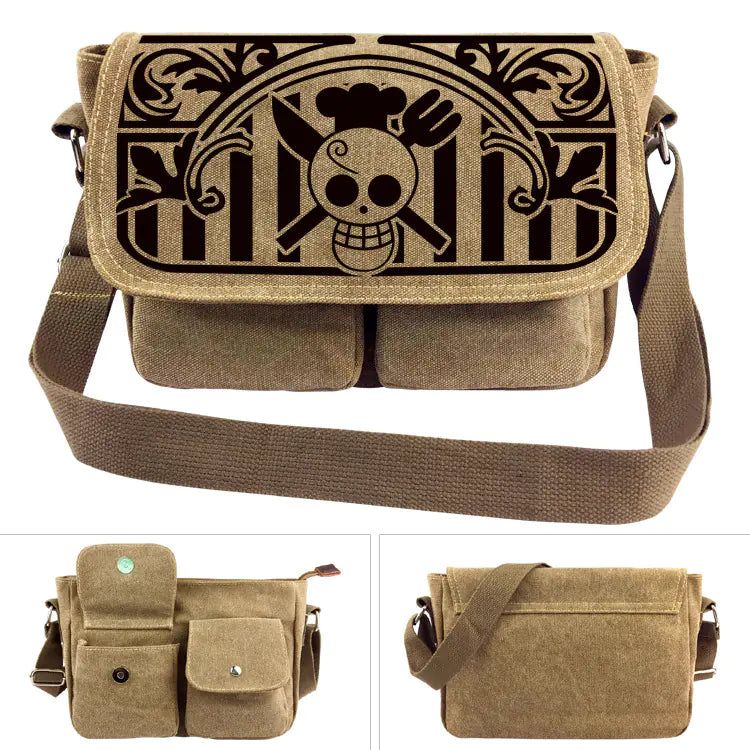 Bolsa de Ombro de Lona One Piece - Mochila Luffy