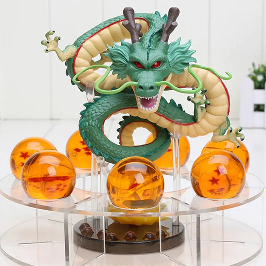 Suporte de Esferas do Dragão com Conjunto de Figura de  Shenlong
