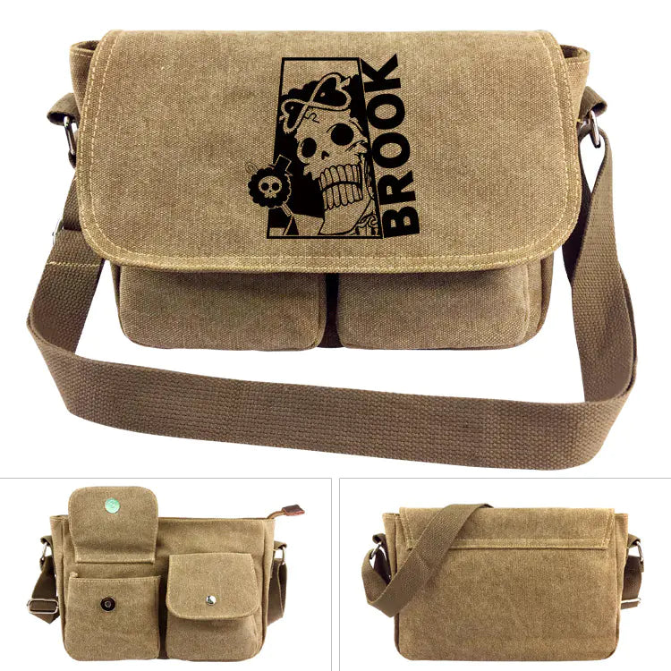 Bolsa de Ombro de Lona One Piece - Mochila Luffy